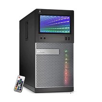 Amazon Renewed Dell Gaming 옵티플렉스 990 미니 타워 컴퓨터 인텔 Core i7 3.8GHz CPU 16GBDDR3 메모리 250GBSSD + 1TBHDD