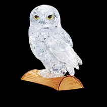 3D 크리스탈 퍼즐 흰 부엉이