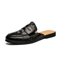 발 볼넓은 구두 로퍼 30대 경찰 해군 남자 세무crocodile shoes men