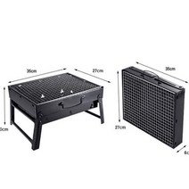 웅비몰 미니 화덕 석쇠 숯불 화로 캠핑용 이동식 2인화로