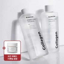 블랑카우 콜라겐 92% 에센스 스킨 토너 200ml + 비건 인증 소프트 빅패드 70매, 1개
