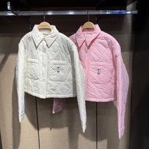 후아유 여성 스티브 크롭 퀼팅 자켓 WHJJD1202F[NC불광]