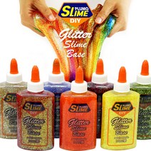 [보아스린] 쁠루모 글리터 슬라임베이스 147ml - 반짝이풀 글리터풀, 옐로우