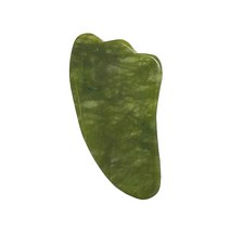 천연 비취 롤러 페이셜 마사지 리얼 스톤 페이스 롤러 Guasha 마사지 보드 세트 Guasha Tool Jade Roller G, 과샤 C