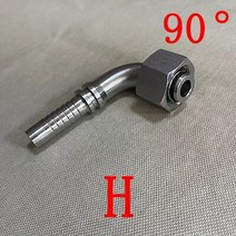 유압 피팅 메트릭 M10-M42 스레드 콘 호스 엔드 오일 파이프 커넥터 홀드 유형 튜브 고압, H bend_13MM to M22x1.5
