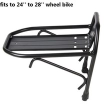자전거 짐받이 알루미늄 합금 MTB 도로 사이클링 자전거 프론트 랙 캐리어 패니어 가방수하물 선반 브래킷 트렁크 자전거 부품, 01 BLCAK