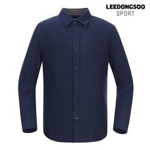 이동수스포츠 이동수 골프웨어 남성 긴팔셔츠 네이비 H0DSH0010-N1