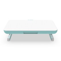 브라보텍 EQUALE AP-2003 M-DESK 모니터받침대, 화이트민트
