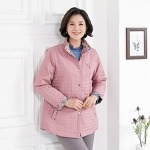 모슬린 엄마옷 화사한 꽃 패딩점퍼 EJP002029 마담 미시옷 중년여성의류 빅사이즈 50대 60대여성옷