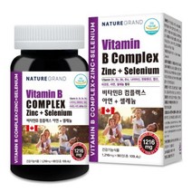 캐나다 남자 여성 멀티 종합 바이타민 비타민 비 비군 비원 B1 B2 B3 B5 B6 B7 B12 VITAMIN B COMPLEX 컴플렉스 콤플렉스 복합체 복합제 영양제 추천, 2박스(6개월분)