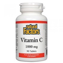 네추럴팩터스 바이오플라보노이드 로즈힙 비타민C 1000mg 90정, 90정 X 1통