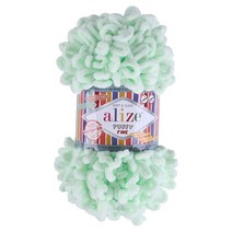 마마니트 10+1 퍼피파인 털실 뜨개실 수면사실, 464 파스텔그린