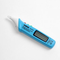 디지털액정 감도조절 비접촉 검전기 블루 전기전압검진 비접촉전압측정, 1개