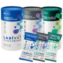 종근당바이오 X 이글벳 라비벳 유산균 강아지 고양이 반려동물영양제 성분좋은유산균, 장&피부 X 2개 60포 + 증정