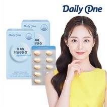 데일리원 전소민 더 촉촉 히알루론산 500mg 60캡슐, 2통