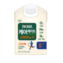 일동후디스 하이뮨 케어메이트 균형당뇨식 200ml 12팩 24팩 48팩, 12개