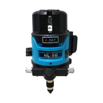 (수리 A/S가능) 4V 1H 그린 레이저레벨기 360도 회전레벨 수평기 NL-5G, 그린 레이저 레벨기 NL-5G 세트 구성 1대