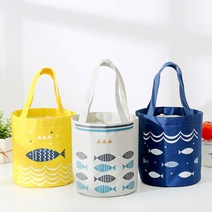 MOASO 디자인 보온 보냉 가방 원형 끈타입 쿨러백 이유식가방 보냉파우치, 진그레이