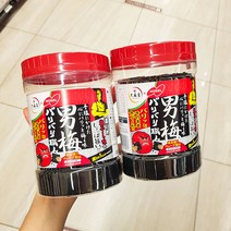 오오모리야 바리바리쇼쿠닌 오토코노우메 매실맛 조미김 30매입 x2개 묶음, 단품