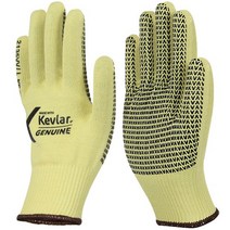 2135VV 케블라 PVC 단면 도트 장갑 13게이지