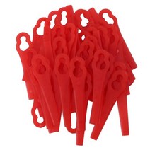 정원 잔디 깎는 기계 교체 블레이드 절단 도구 50Pcs 플라스틱 문자열 트리머, [01] 빨간