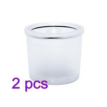 Illy 커피 머신용 재사용 가능한 플라스틱 커피 필터 캡슐 1 개 카페 호환 에스프레소 메이커 캡슐 커피 주방용품, 2pcs Transparent
