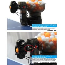HP-07 탁구 로봇 트레이너 공 발사기 자동 멀티 모드 훈련 장치, 한개옵션0
