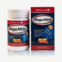 마더스케어 뉴질랜드 MSM 600mg 180베지 캡슐 직구 건강식품