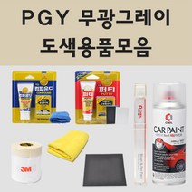 현대 PGY 무광그레이 주문 자동차 차량용 붓펜 스프레이 카페인트 도색 코나 제네시스 G70, 02.스프레이: PGY 무광그레이 주문 배송1~2주