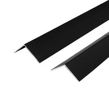 (재단가능) 알루미늄 ㄱ자 코너몰딩(블랙) 2사이즈(25 30mm) 2.4M _철물 몰딩 마루몰딩 바닥타일 타일마감 마감재 꼼꼼이 코너비드 ㄱ자, 25x25mm