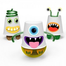 몬스터컵 과학키트 과학실험 몬스터오뚝이 과학도구, 255mm