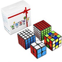 FAVNIC 경기용 큐브 마법 [2×2 3×3 4×4 5×5] 입체 퍼즐[일본어 6면 완성 공략서 첨부]팝 방지 지육 완구 대상 연령:6세 이상 (공식판)