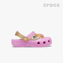 크록스 디즈니 프린세스 클로그 토들러 클래식 키즈 핑크 CROCS 208359-6SW