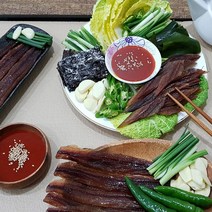 꽁치 과메기 야채세트 [백종원 맛남의 광장] 해탕과메기~ 포항 구룡포과메기, 1박스, 300g내외 (10마리 20쪽)