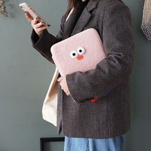 로마네 브런치브라더 폼폼 부클 아이패드 파우치 220 x 290 x 20 mm, 슬림 그레이