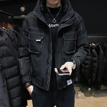 DFMEI 숏 카고 도톰 파카 남녀 공용