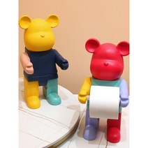 두루마리 인테리어 소품 난폭한 알록달록 걸이 케이스 휴지, G. 핑크