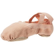 Bloch 싱크로니 여성용 발레슈즈 235mm 핑크 스필릿 솔 스트레치 캔버스 섬유, Medium, Pink