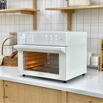 시즌앤홈 대용량 에어프라이어 30L 올스텐 오븐 겸용, 크림화이트