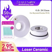 압력 세탁기 Startnow파이버 레이저 세라믹 KT B2 CON 2832mm Precitec Raytools WSX 커팅 조각 기계 헤드 노즐 홀더 부품, B-32mm+1 PC