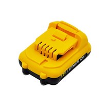 디월트파워스택 12V 18V 20V 배터리 호환 고속충전기 Dewalt-12V 4.0Ah 배터리 전동 공구 DCB120 DCD710 교, 01 금