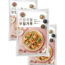 CJ 백설 건강곡물 부침가루 오징어튀김 정구지 지짐이 호박전 분식 400g 3개 1세트