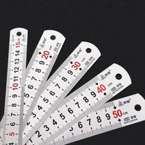 두껍고 튼튼한 스틸자 15cm 철자 쇠자 수평자 일자자, 벤타샵상품선택