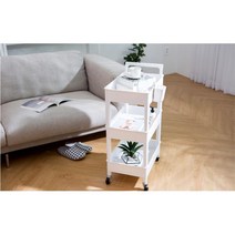 드라이기 백정리 간식수납 3단 이동선반 서빙용 서비카트용 병원용 한식당용 사무실용, MT