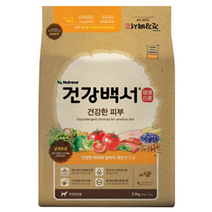 건강백서 전연령 생선 건강한 피부 애견사료, 7개, 3.9kg