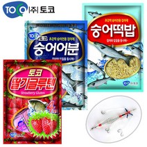 토코 숭어 떡밥 어분 딸기글루텐5 숭어스프링 봉돌 원투낚시 채비, 토코 숭어떡밥, 1개
