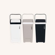 원터치오픈 밀폐형 20리터쓰레기통 학교휴지통 주방휴지통, 20L 베이지