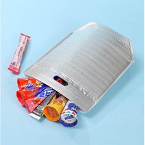 바닥이 넓은 보냉 은박 손잡이 지퍼백 15p 고기 신선보관 낚시 가게 소풍