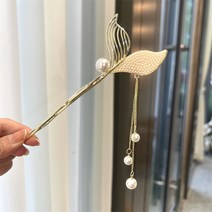 올림머리비녀 코디 펜던트 화보 쪽머리 혼주 복고풍 웨딩 소품 노리개 자개