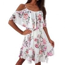 휴양지 뷔스티에 레이어드 펀칭 77사이즈 나트랑 괌 다낭 동남아 해외여행 여름 원피스 여성 드레스 프릴 스파게티 스트랩